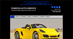 Desktop Screenshot of foreignautoservices.com